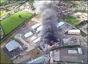 Hebron Industrial Estate fire